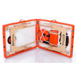 RestPro Classic 2 Orange Set Κρεβάτι Μασάζ Φυσικοθεραπείας Βαλίτσα Ξύλινο Massage Table + Massage Bolsters
